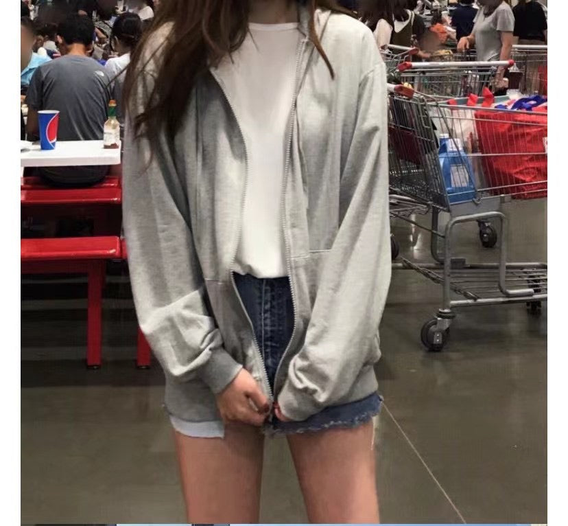 純色棉質外套