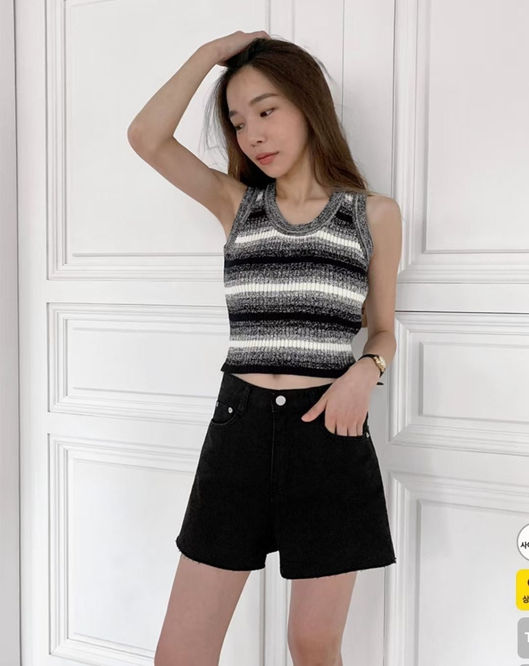 Monochrome Liner Vest