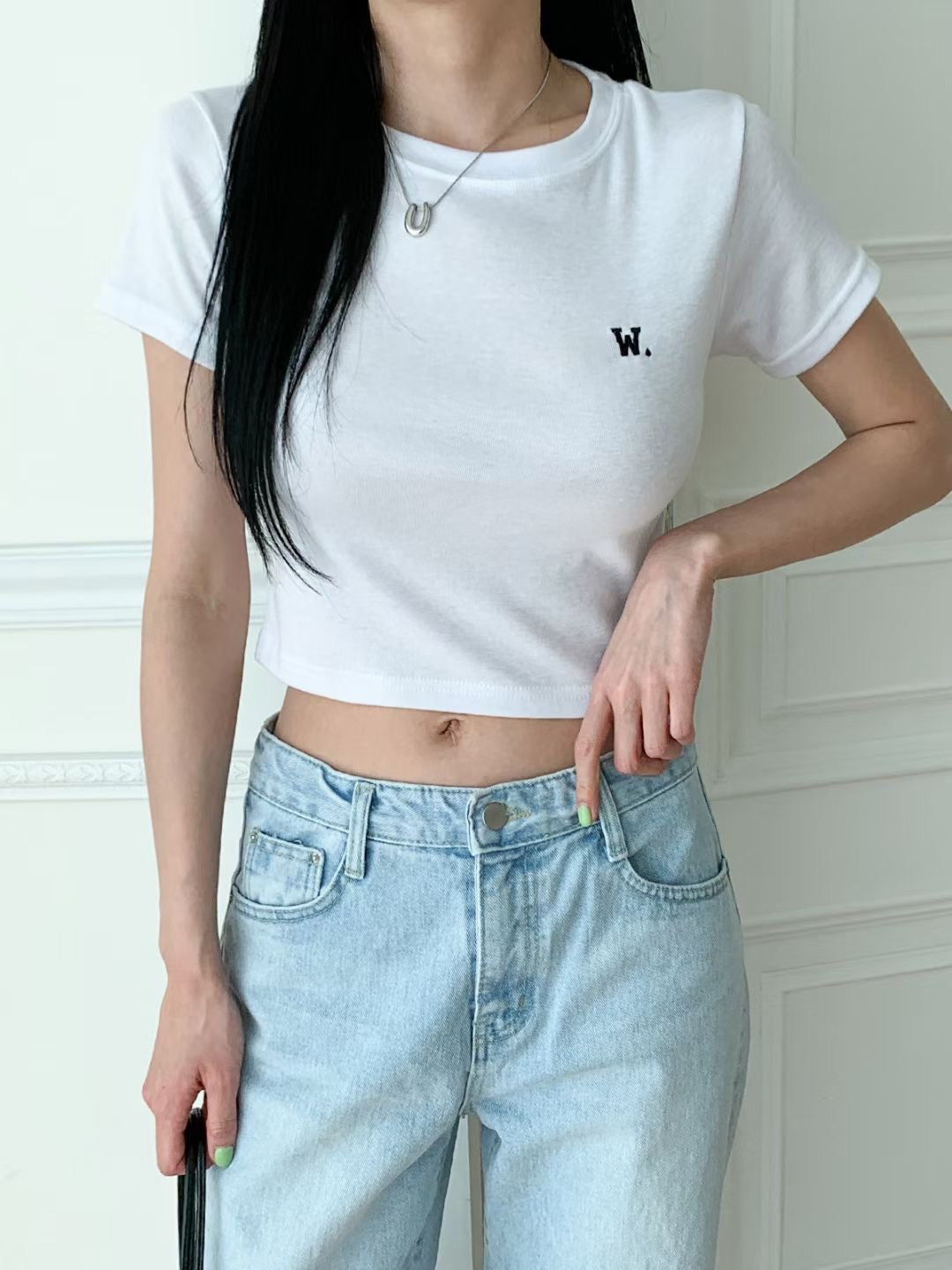 Logo W. Crop Tee