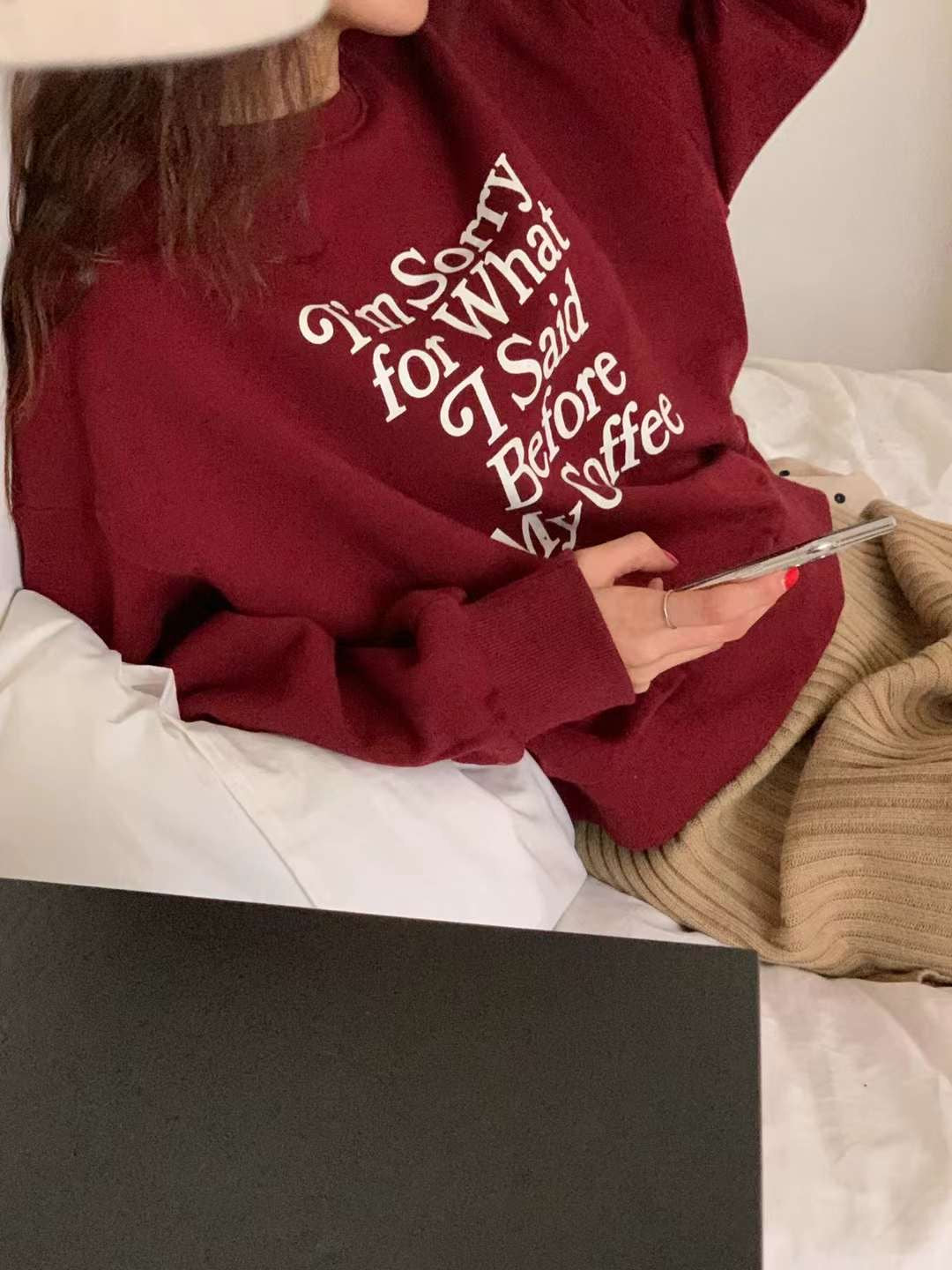 I‘m Sorry Before My Coffee Sweatshirt