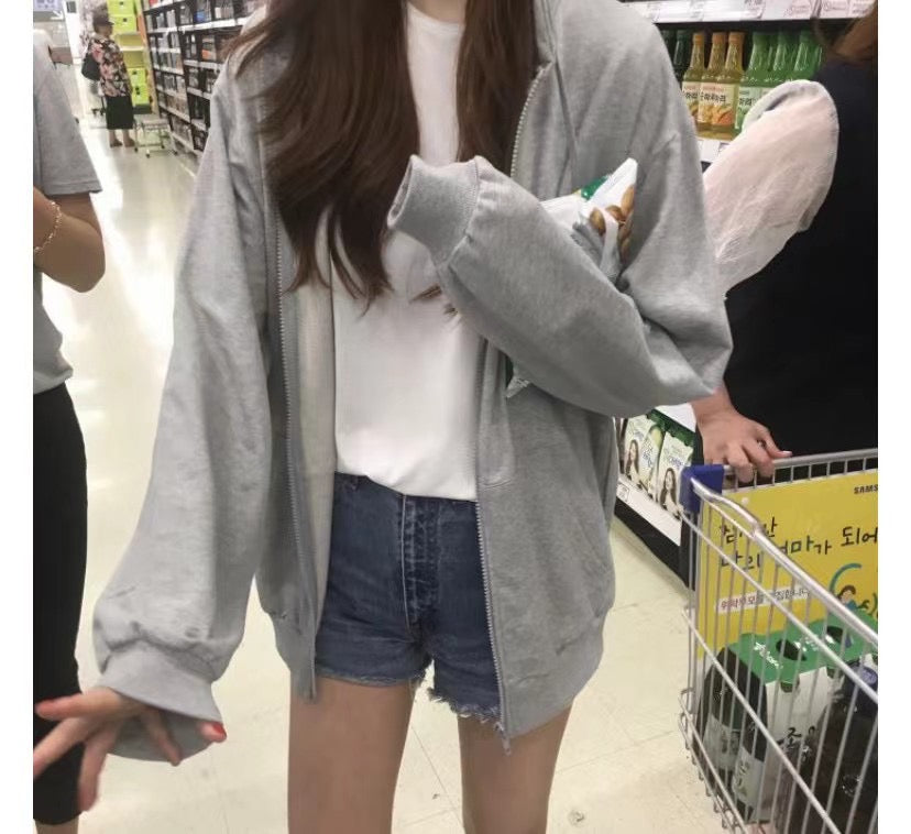 純色棉質外套