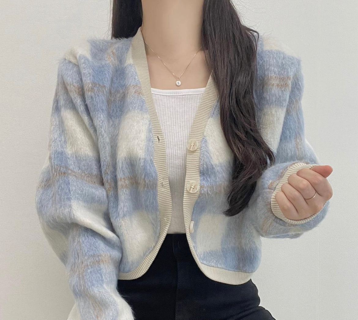 KR Checked Cardigans
