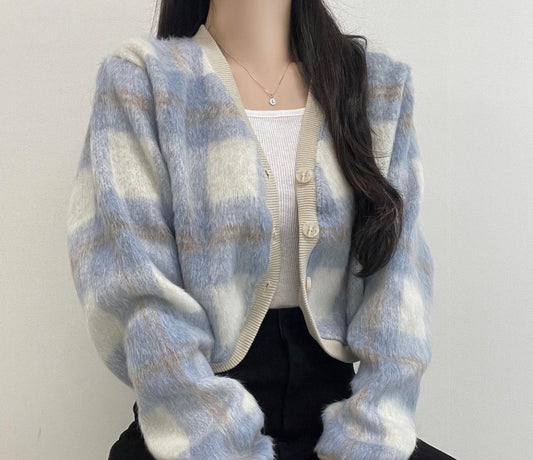 KR Checked Cardigans