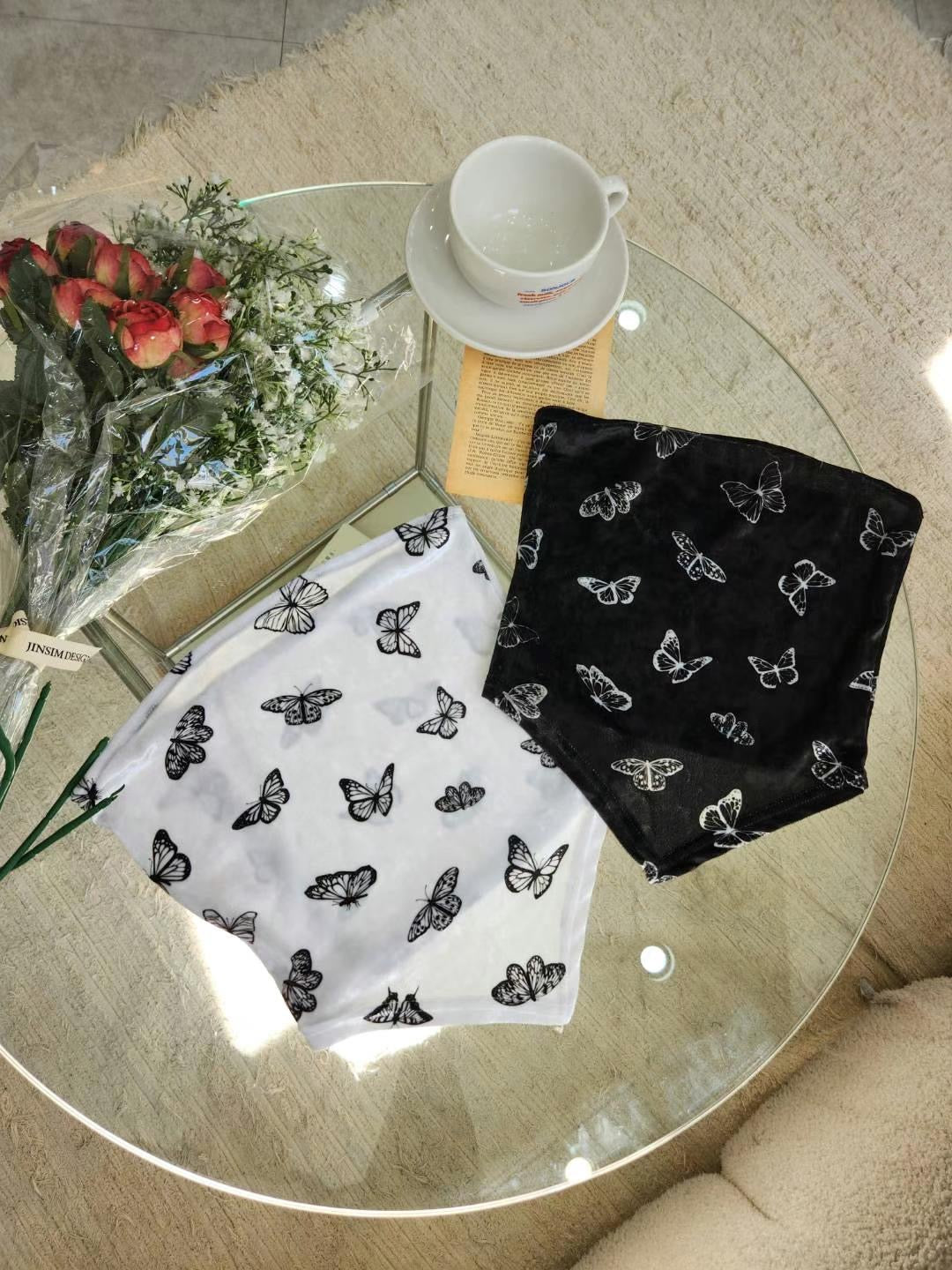 Butterfly Velvet Vest