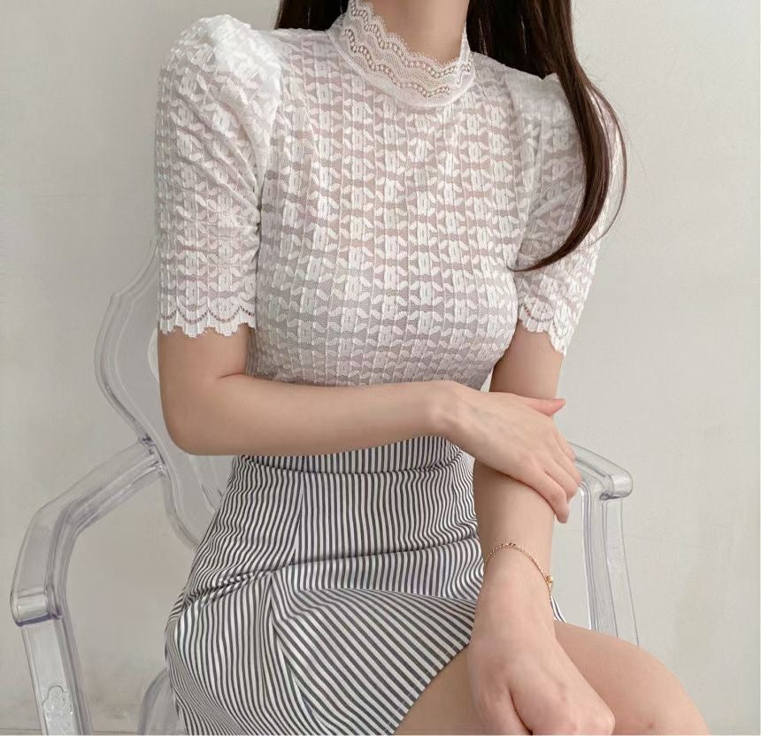 Romantic Woven Blouse
