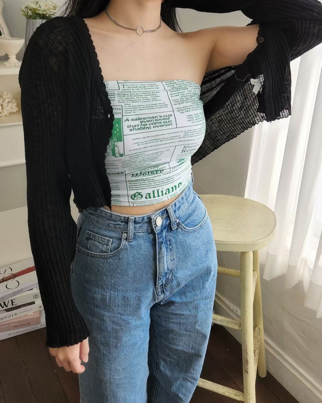 Vintage Paper Tank Top