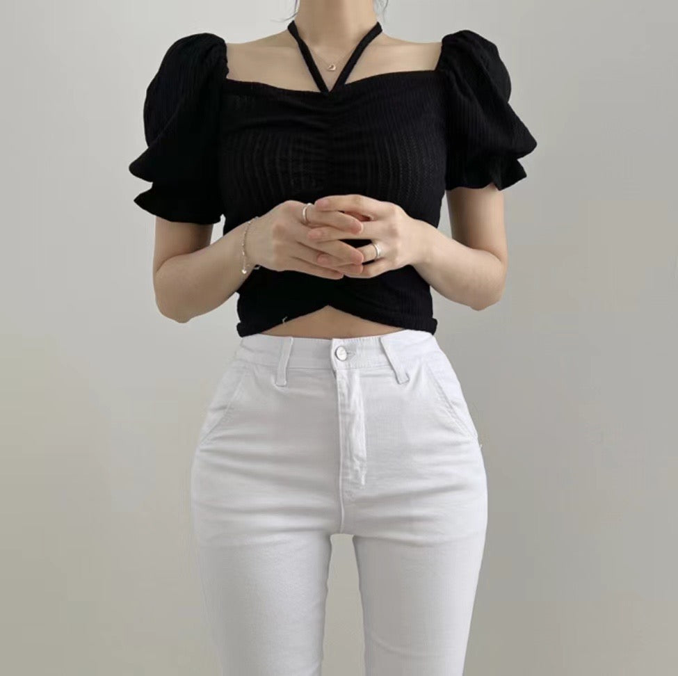 設計感魚骨辮Sexy Crop
