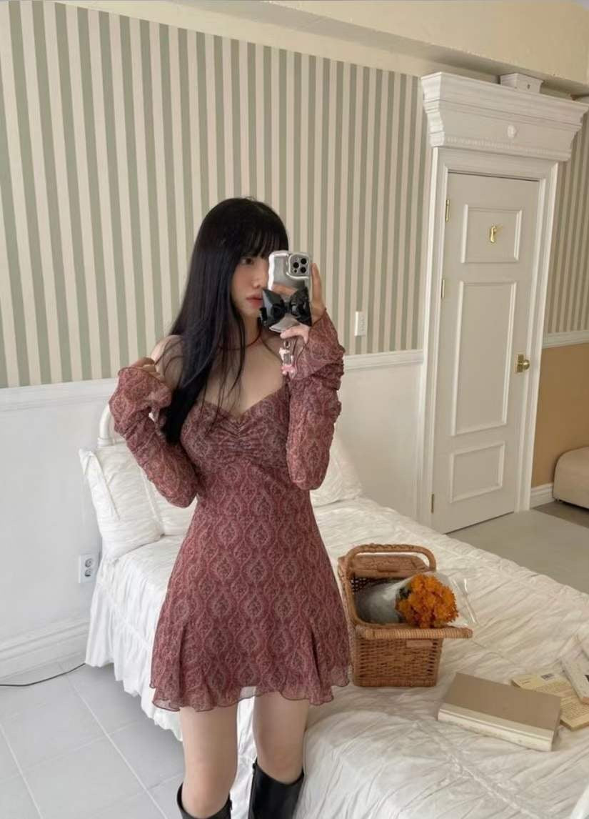 Vintage Wine Dress