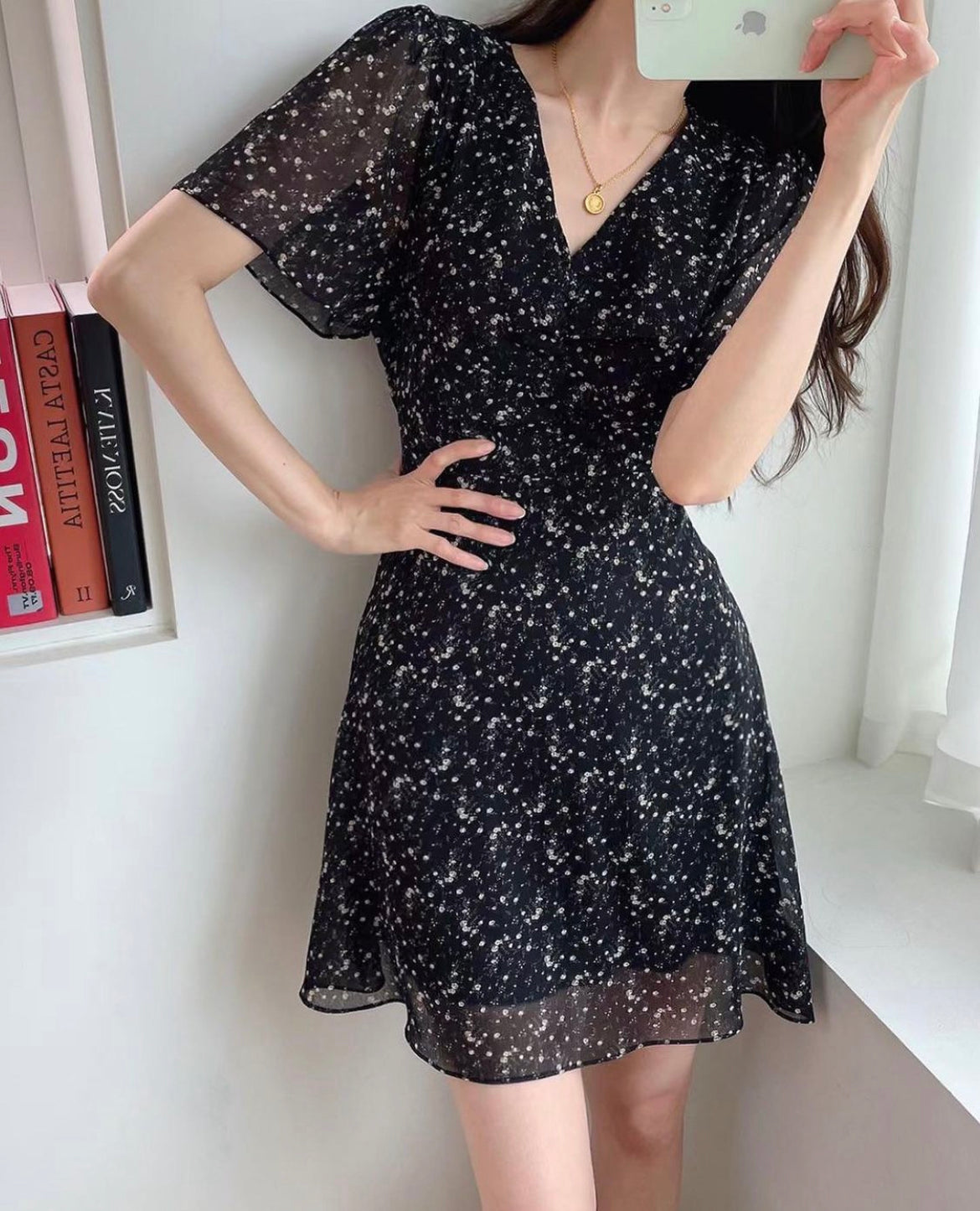 Romantic Jasmine Floral Dress