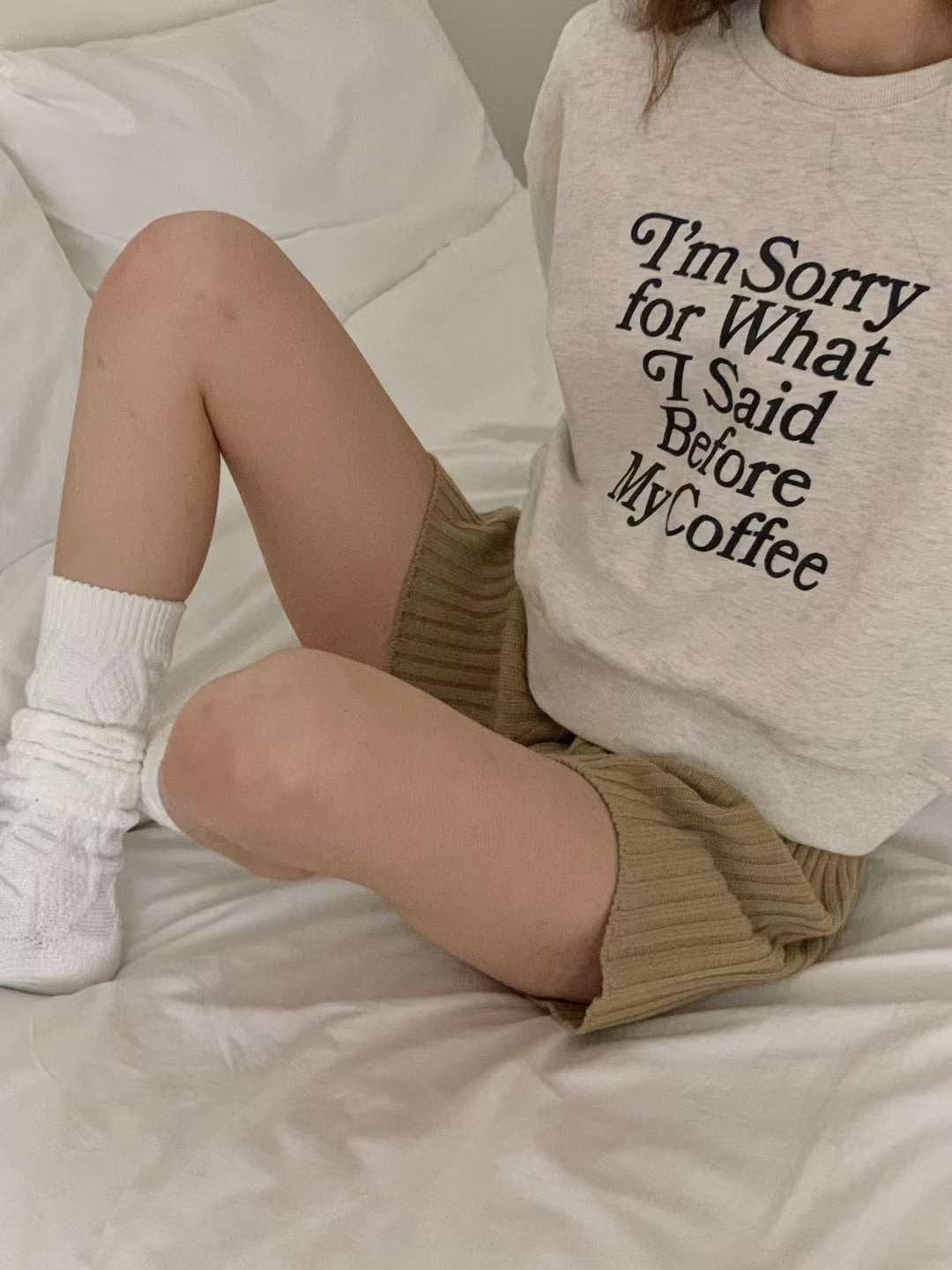 I‘m Sorry Before My Coffee Sweatshirt