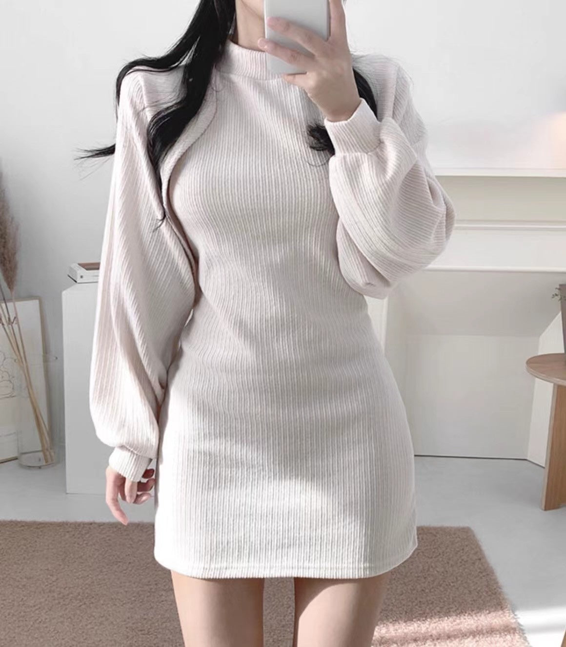 蝙蝠袖外套+背心Ops Set