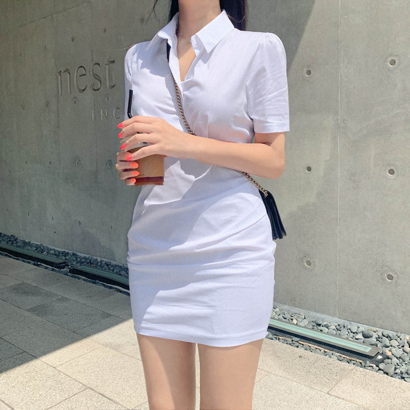 知性氣質貼身襯衫Ops