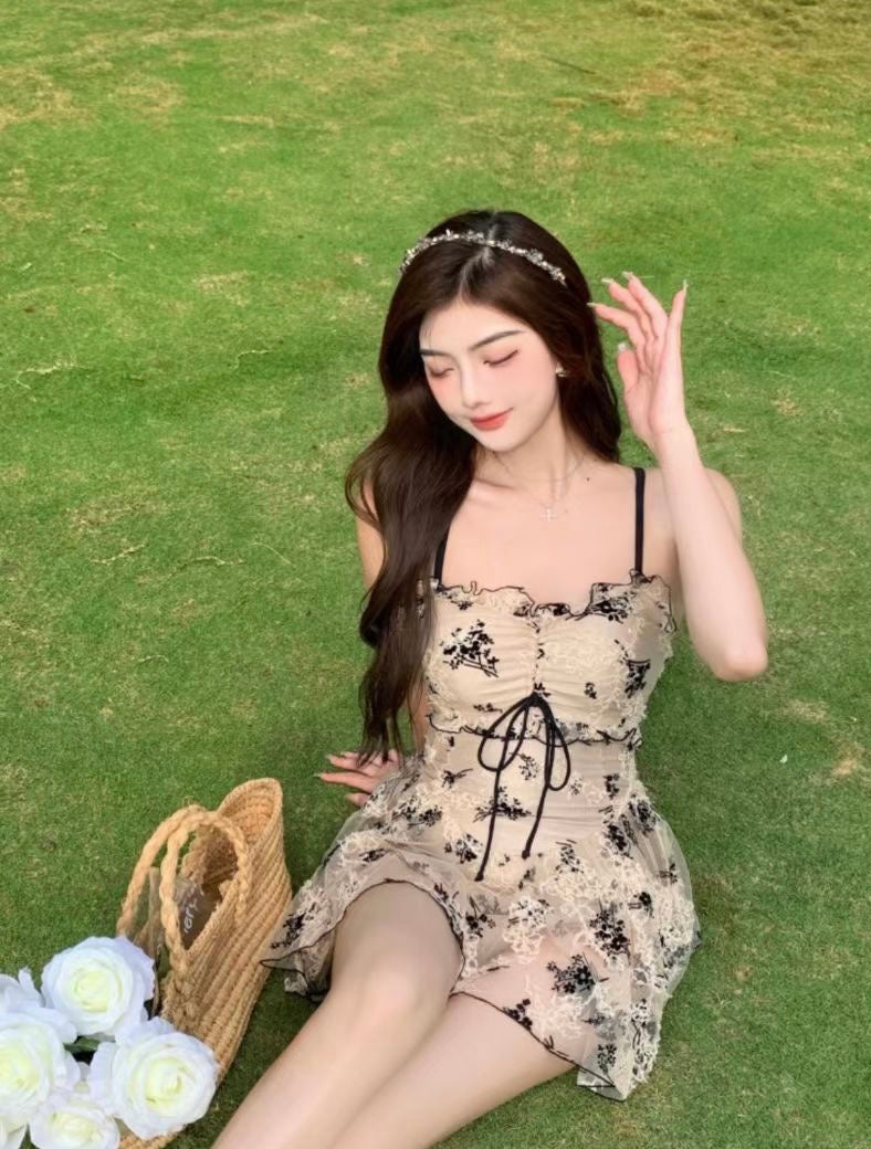 Princess Laces Swim Dress