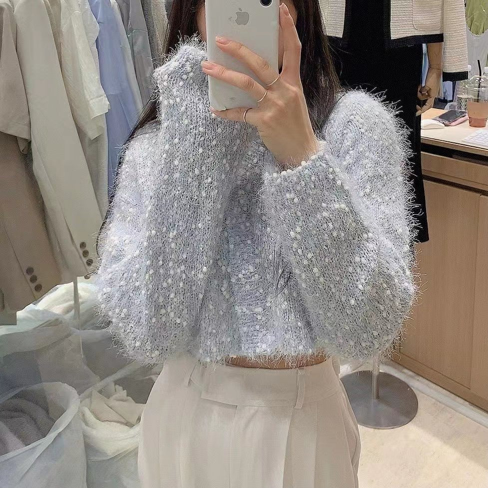 粒粒雪糕毛毛Cardigans