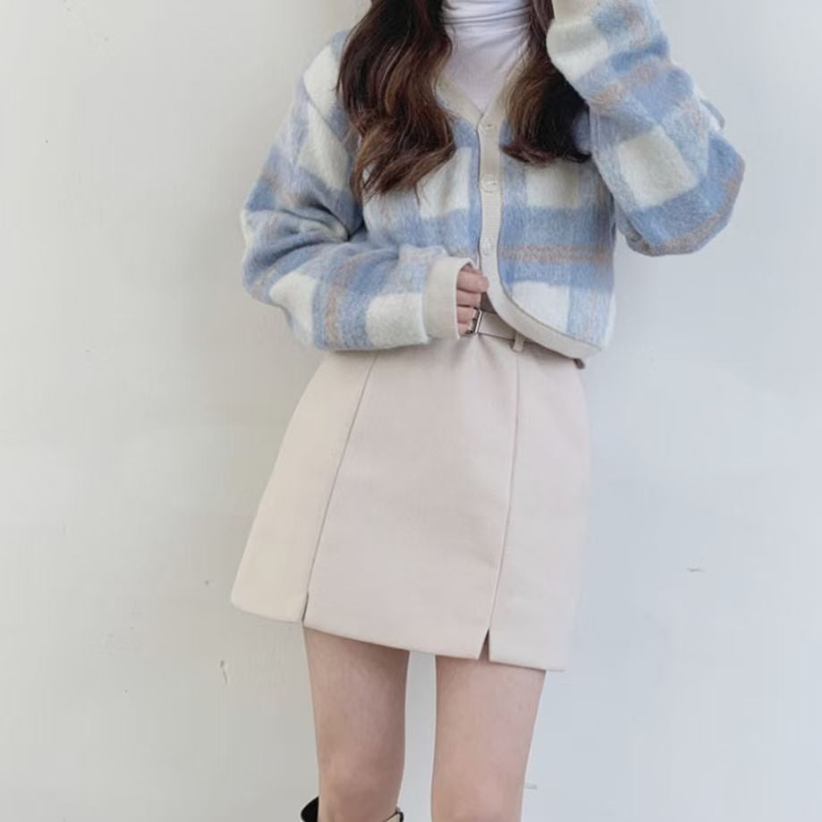 KR Checked Cardigans