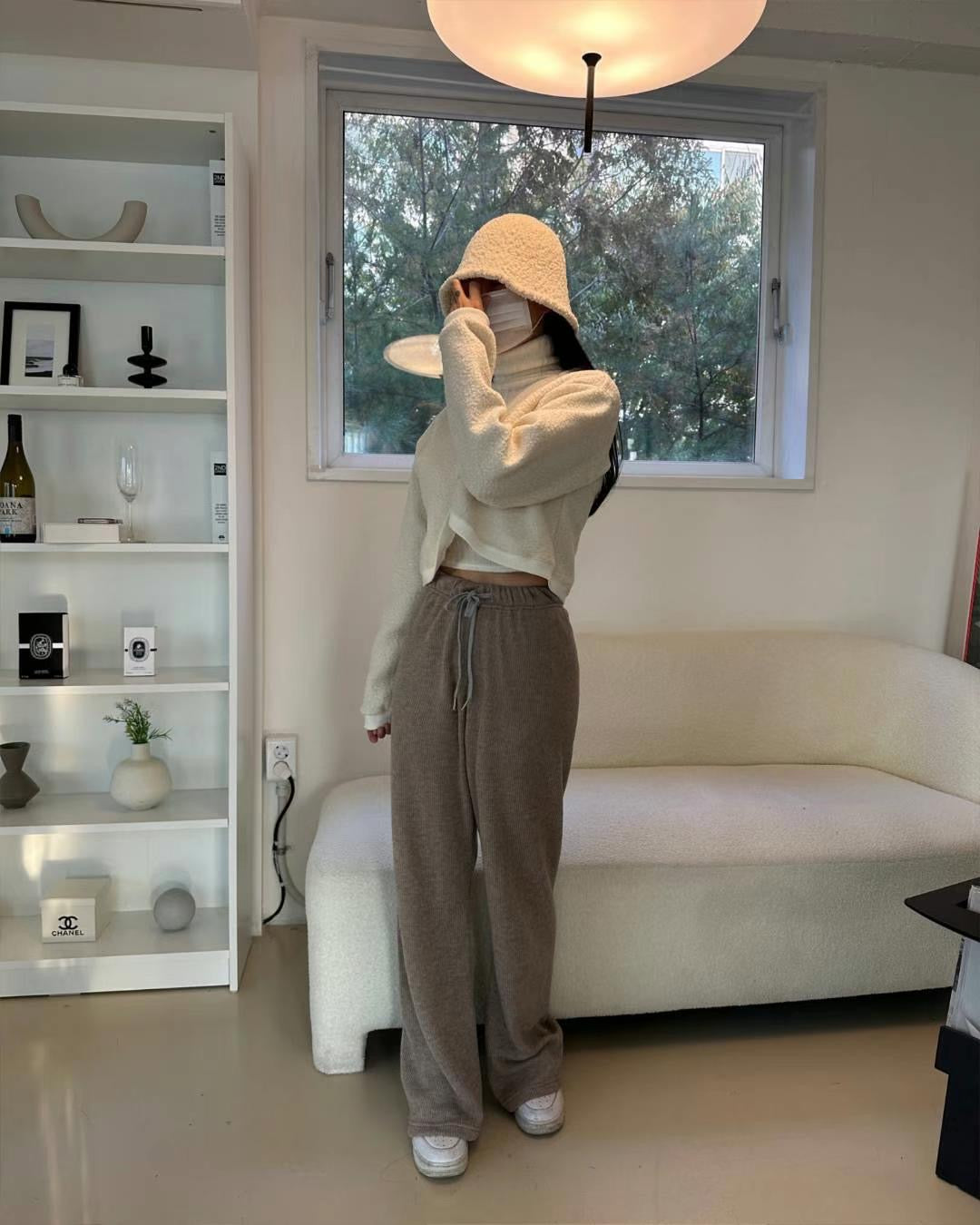 可愛雪球毛粒Cardigans