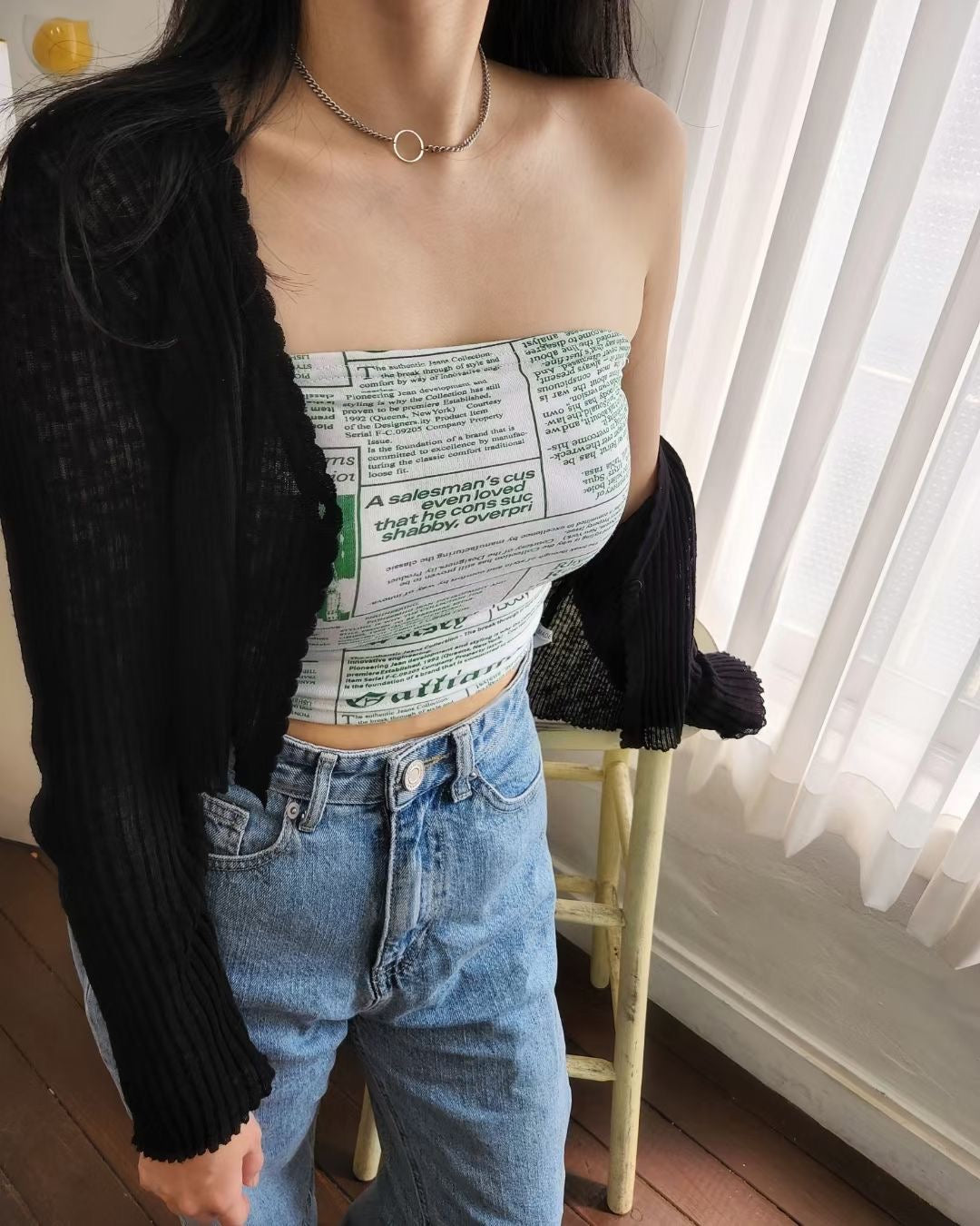 Vintage Paper Tank Top