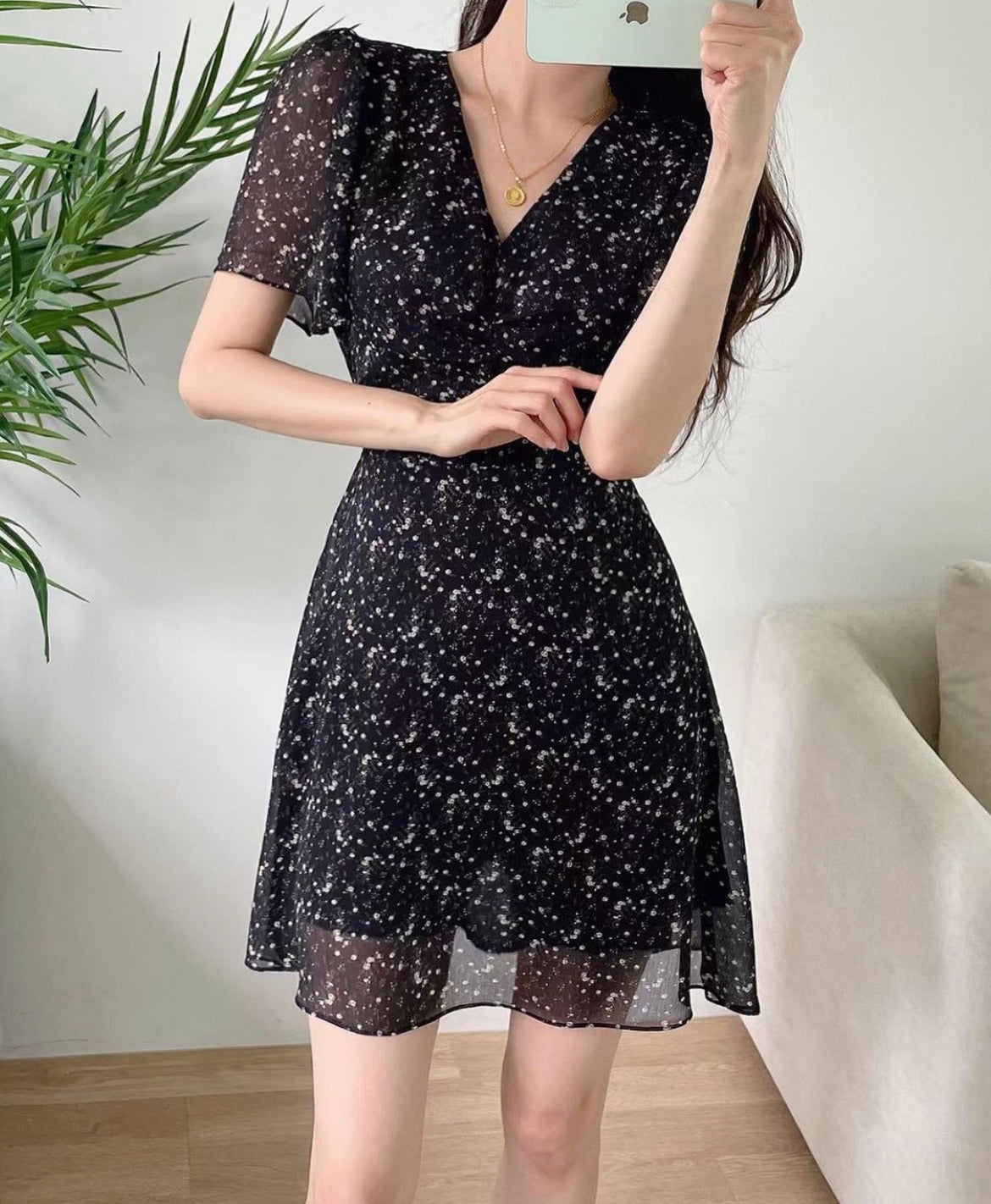 Romantic Jasmine Floral Dress
