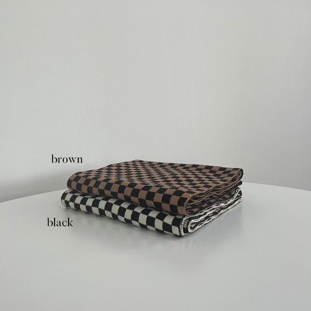 棋盤格紋Scarf