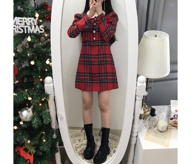 Christmas Vintage Dress
