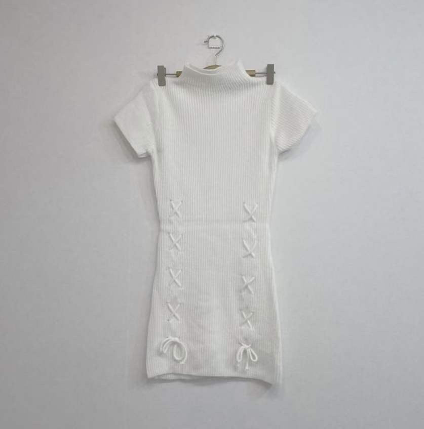 Cross Favor Knitting Dress