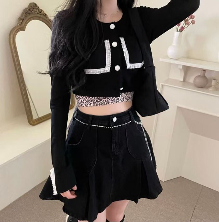See You Tomorrow Denim Skirt