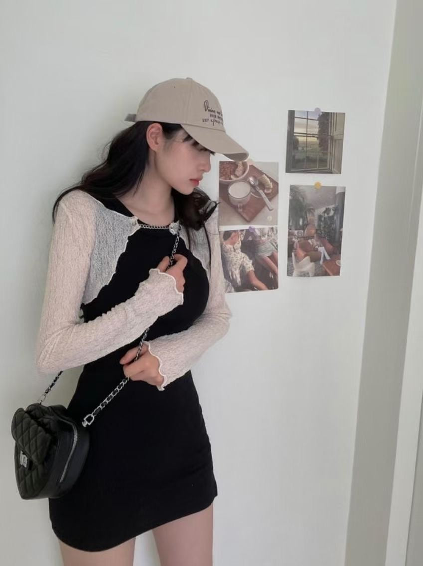 掛鏈木耳邊迷你小外套