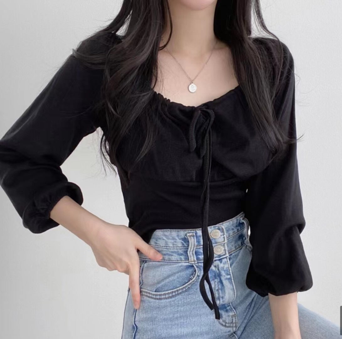 綁帶蝴蝶結Top