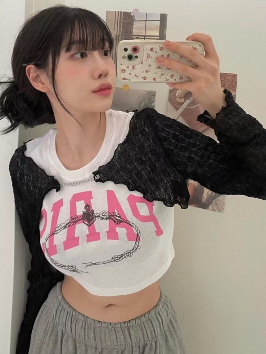 掛鏈木耳邊迷你小外套