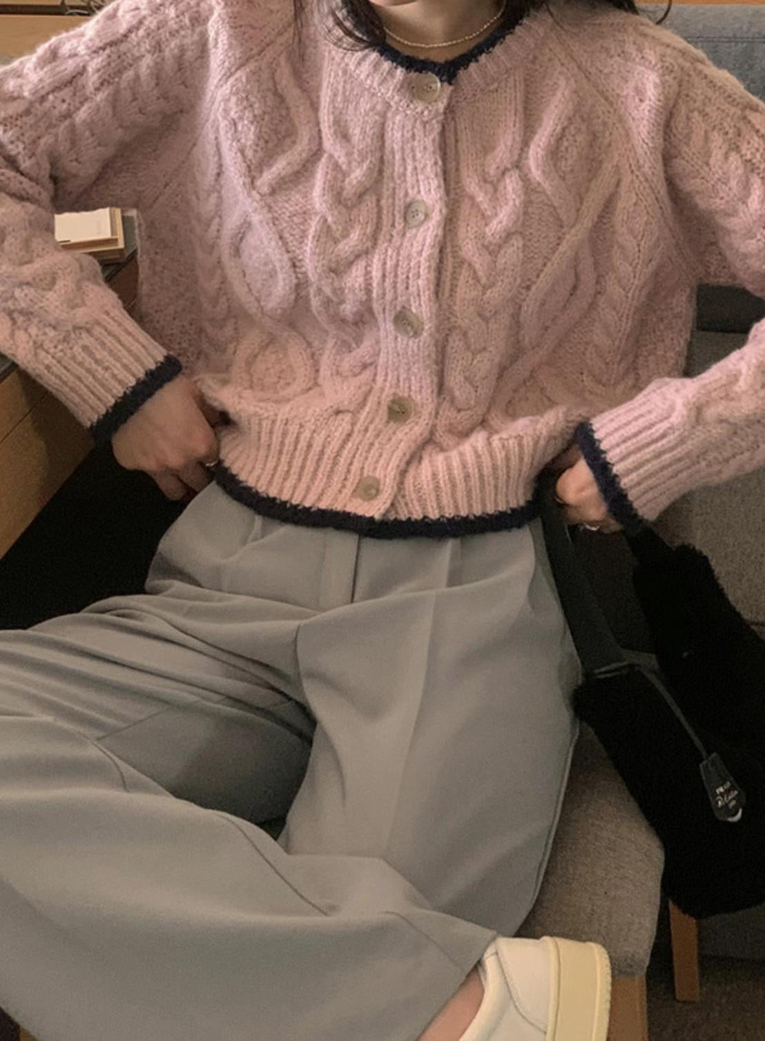 Doughnut Twist Cardigans
