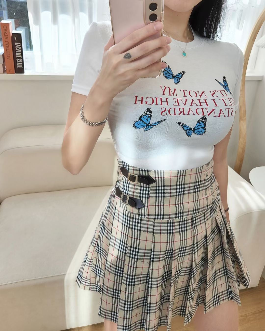 Butterfly Crop Tee