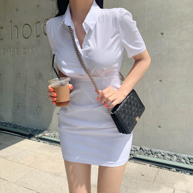 知性氣質貼身襯衫Ops