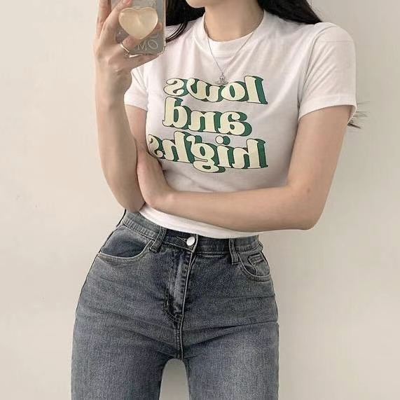 3D立體字母Lows&Highs Tee