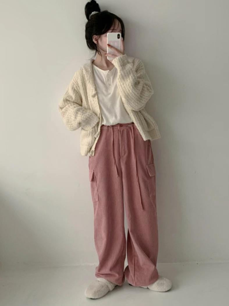 Corduroy Cargo Pants