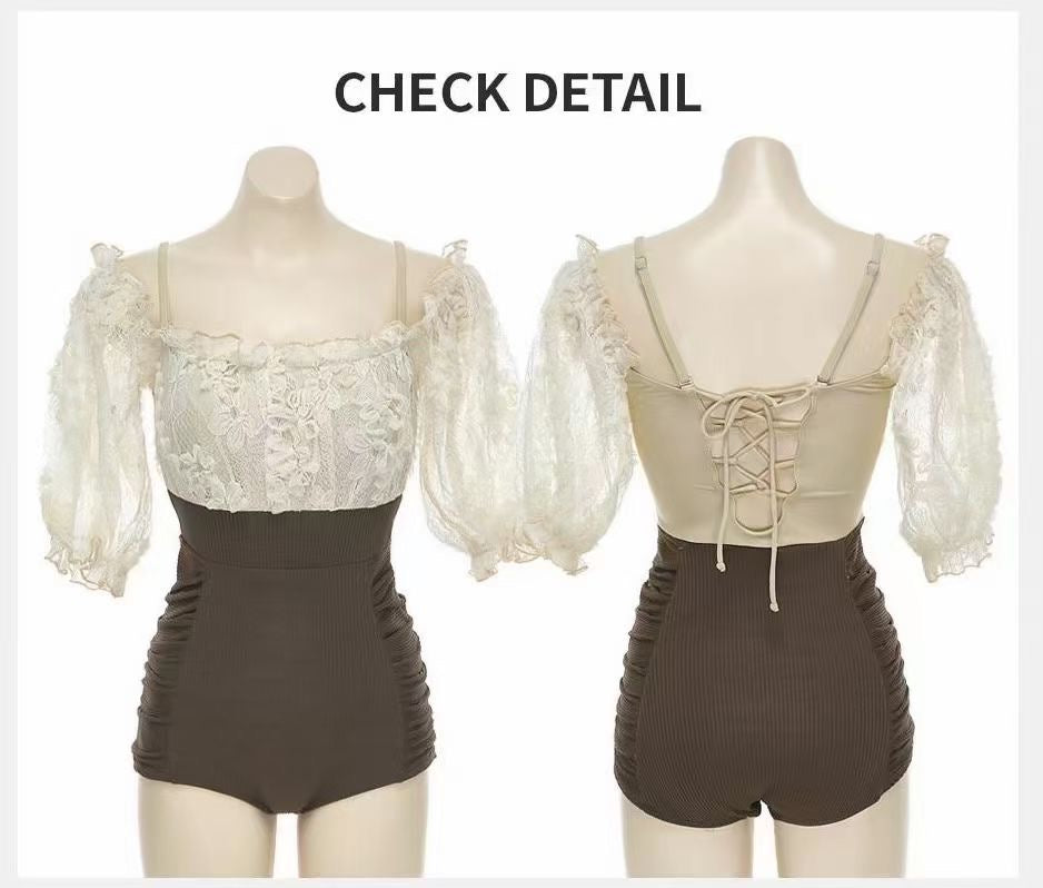 Lace Top Up Swimsuit