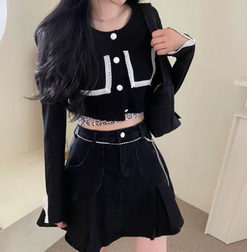 See You Tomorrow Denim Skirt