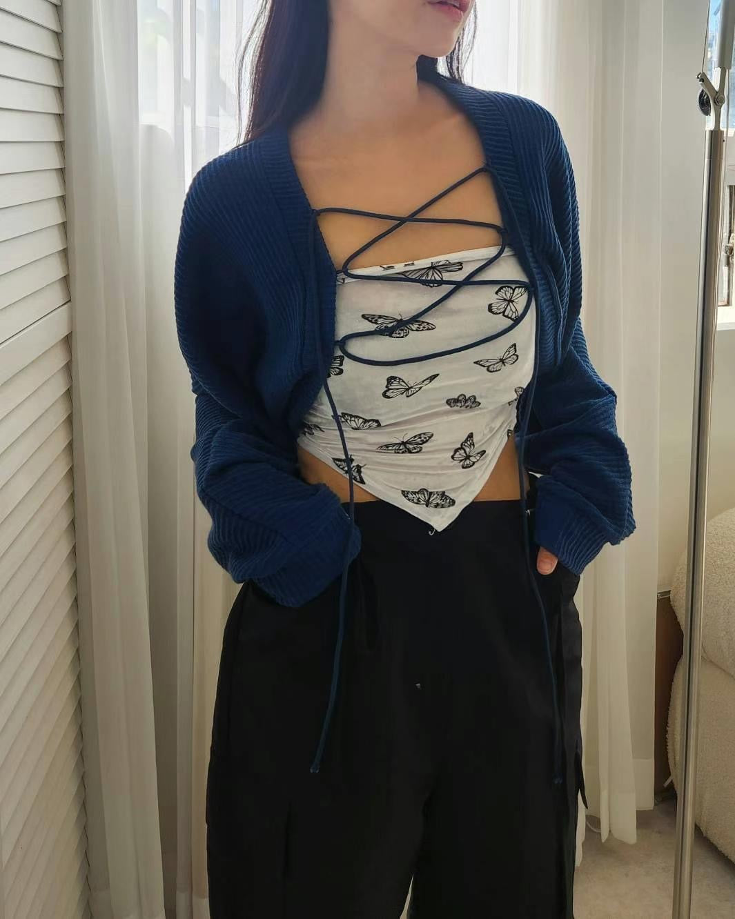 Sexy Eyelet Bolero Cardigans