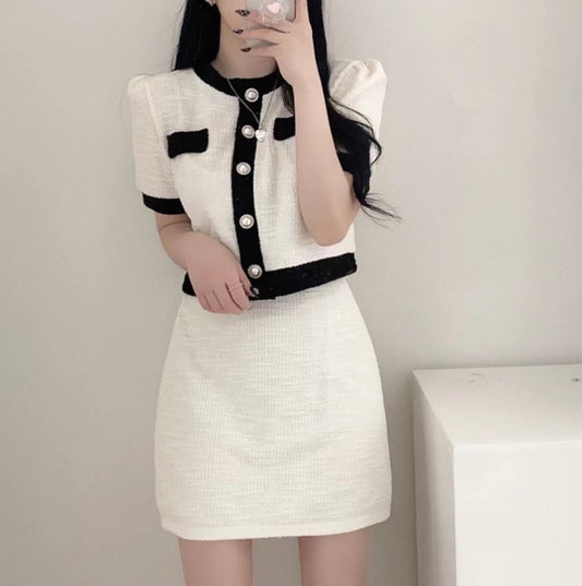 OL小香風貴氣套裝