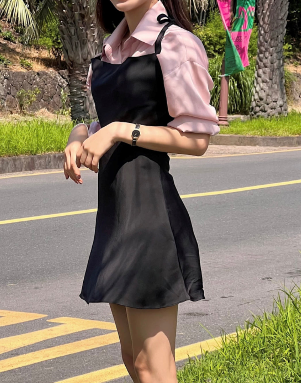 超舒服垂墜感絲滑襯衫