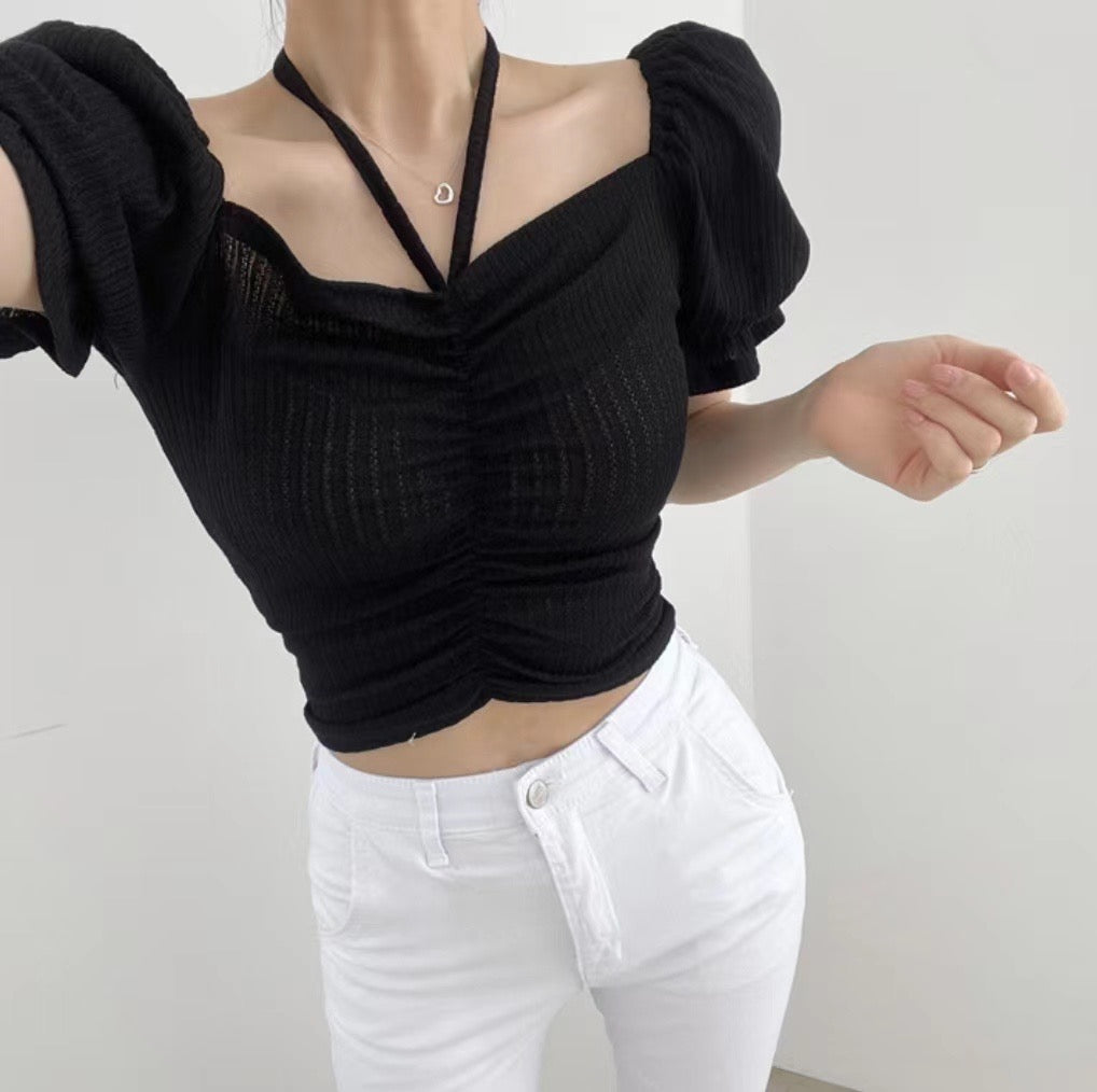 設計感魚骨辮Sexy Crop