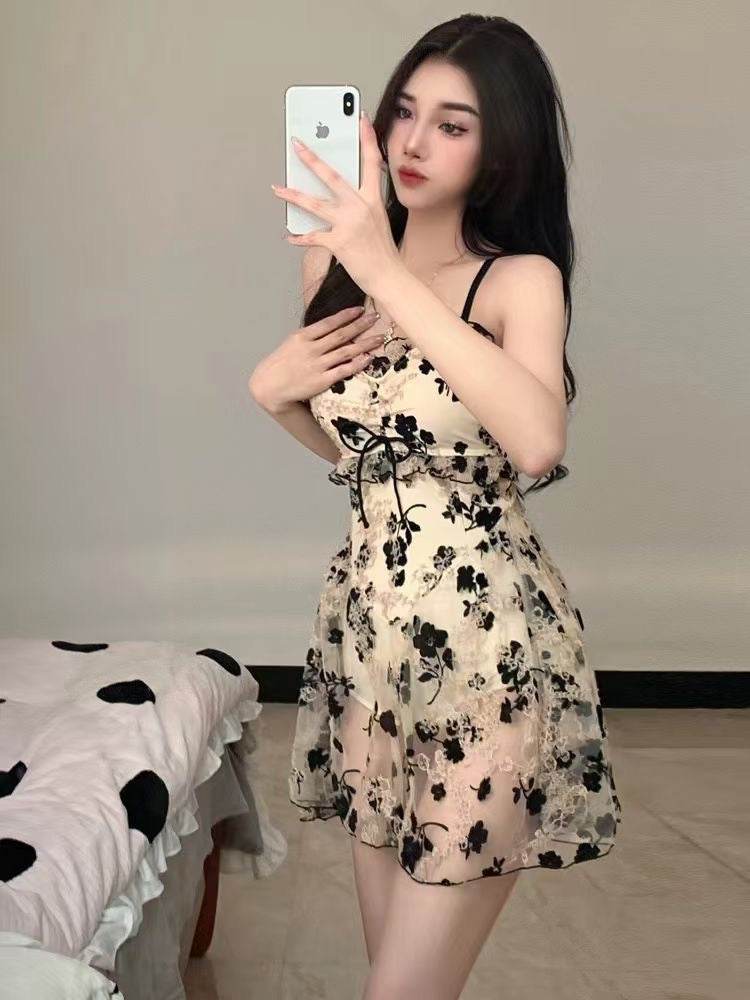 Princess Laces Swim Dress