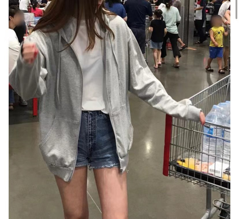 純色棉質外套