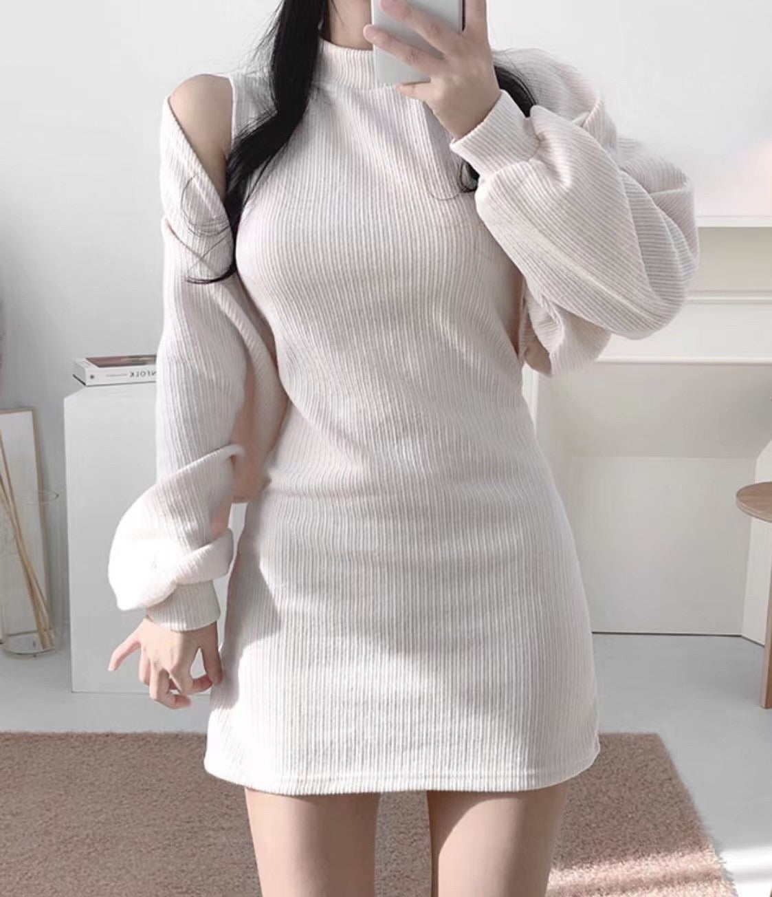 蝙蝠袖外套+背心Ops Set