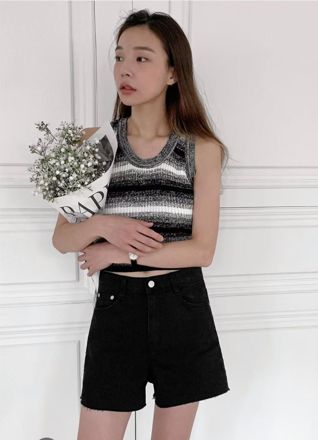 Monochrome Liner Vest