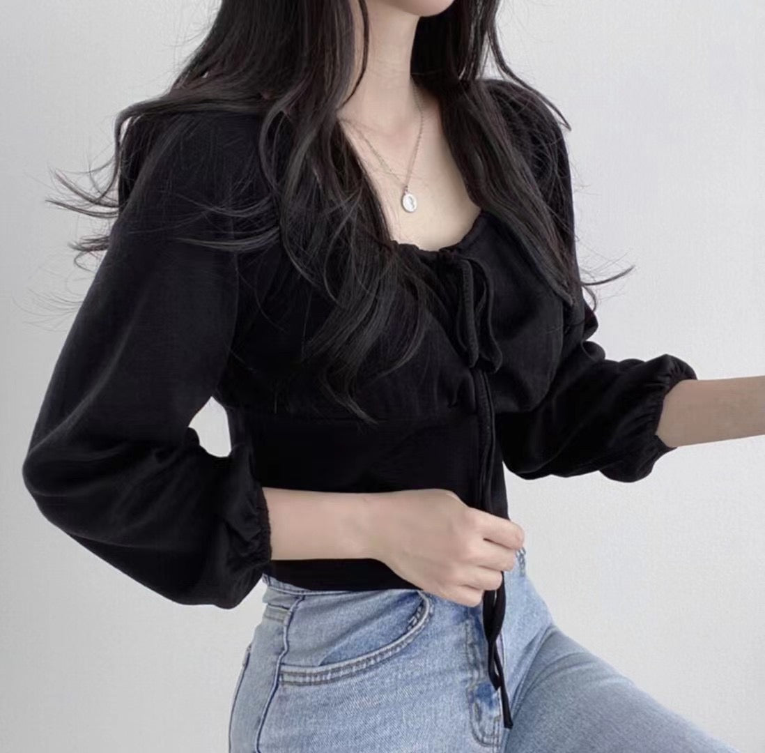 綁帶蝴蝶結Top