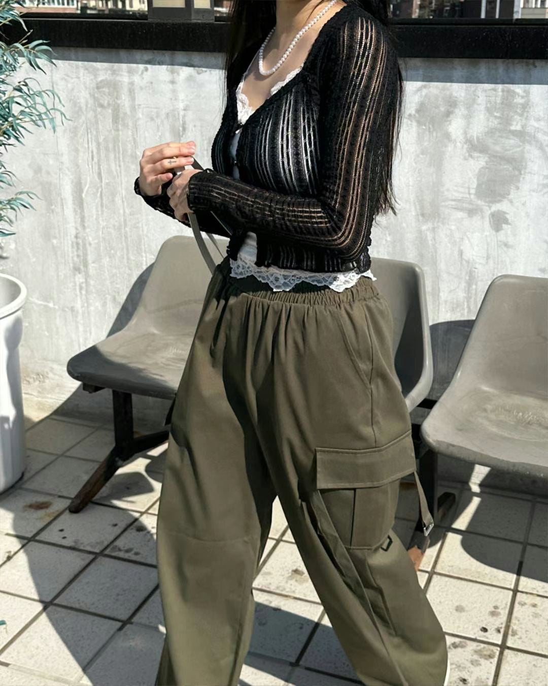 性感蕾絲透視Cardigans