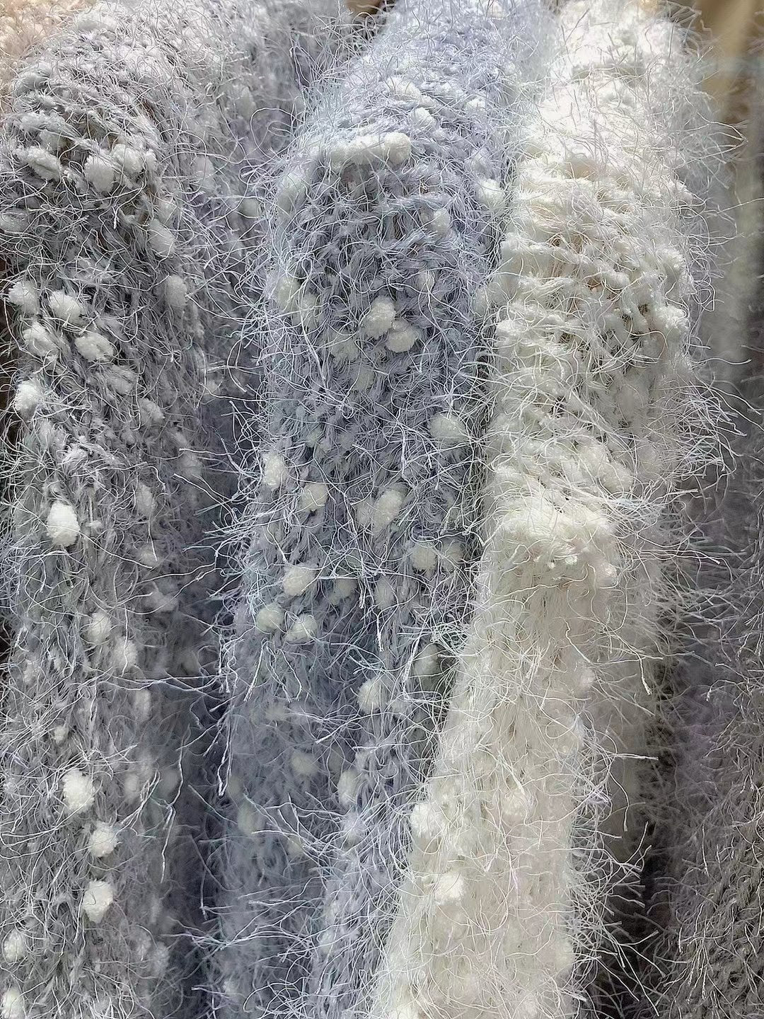 粒粒雪糕毛毛Cardigans