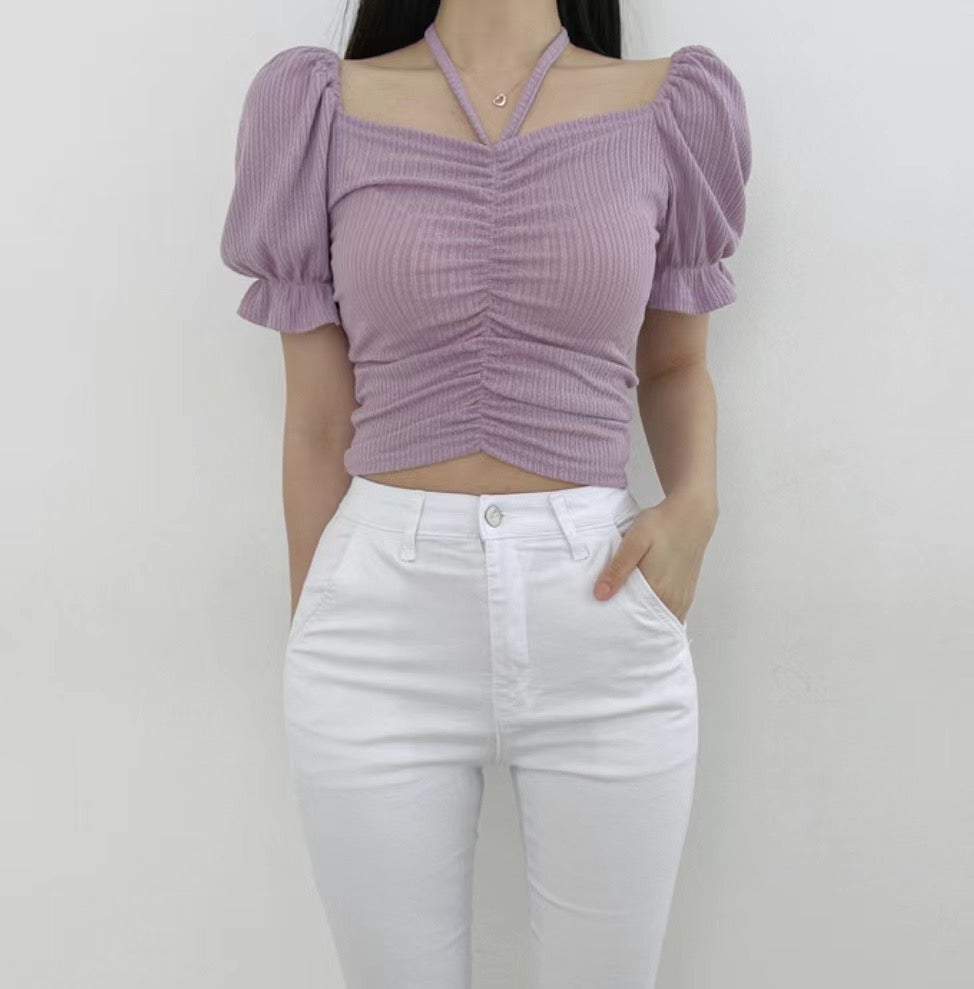 設計感魚骨辮Sexy Crop