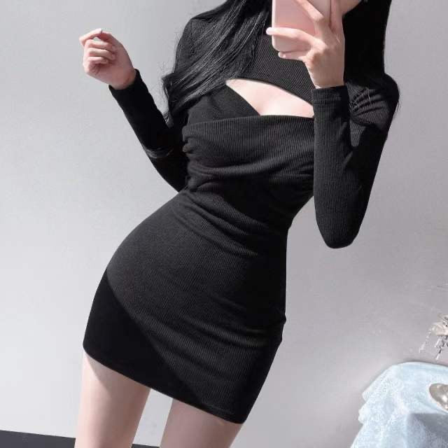 小性感鏤空蝴蝶結Ops Set