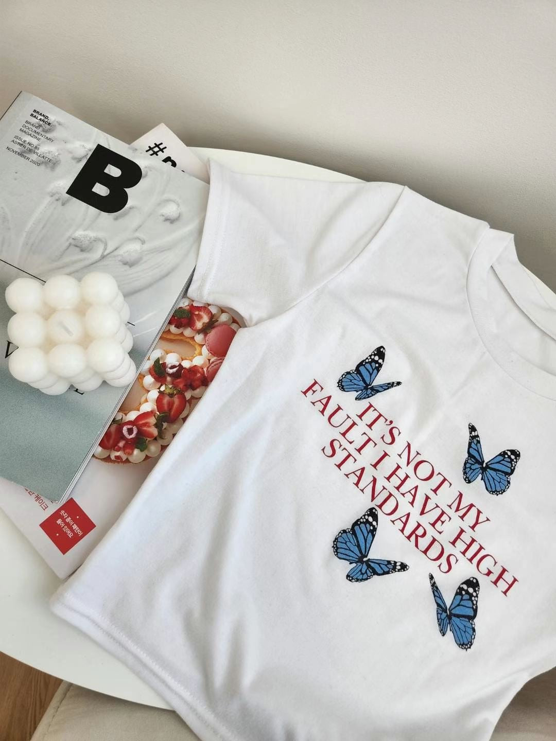 Butterfly Crop Tee
